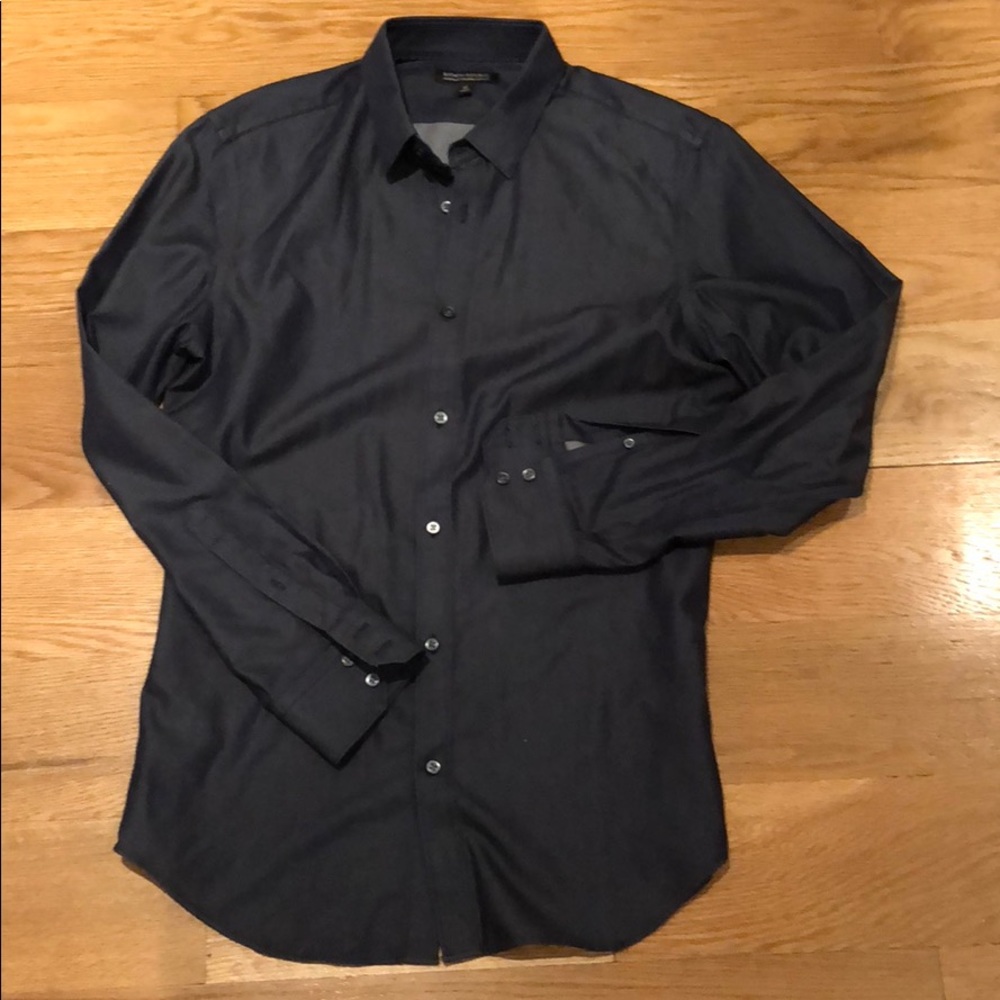 Men’s dark chambray shirt